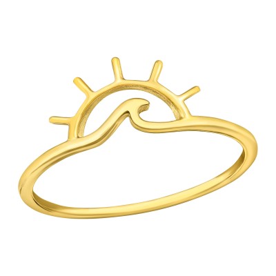 Goldener Sonnenaufgangsring