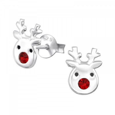 Pendientes Rendier Plateados