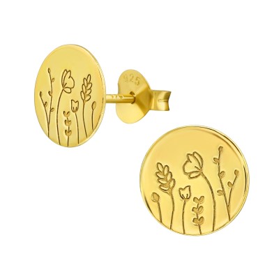 Pendientes Garden Dorados