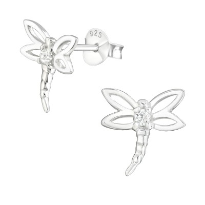 Boucles d'oreilles libellule