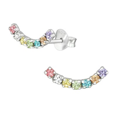 Boucles d'oreilles arc-en-ciel
