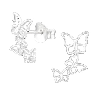 Boucles d'oreilles papillon