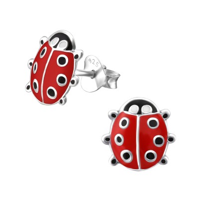 Pendientes Ladybug Red
