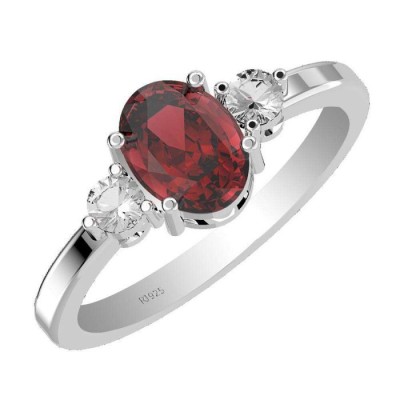 Anello con granato Grace