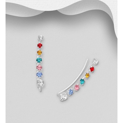 Ear Climbers Regenbogen