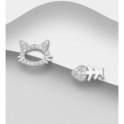 Pendientes Cat