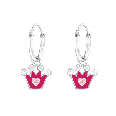 Boucles d'oreilles couronne