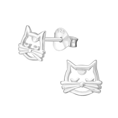 Boucles d'oreilles chat