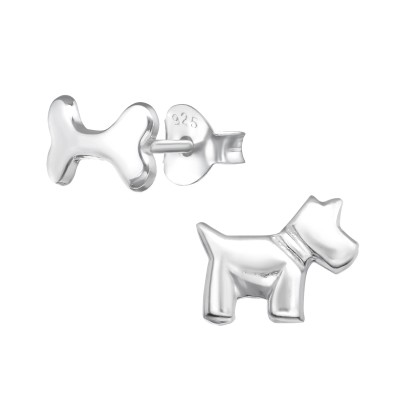 Dog Bone Earrings